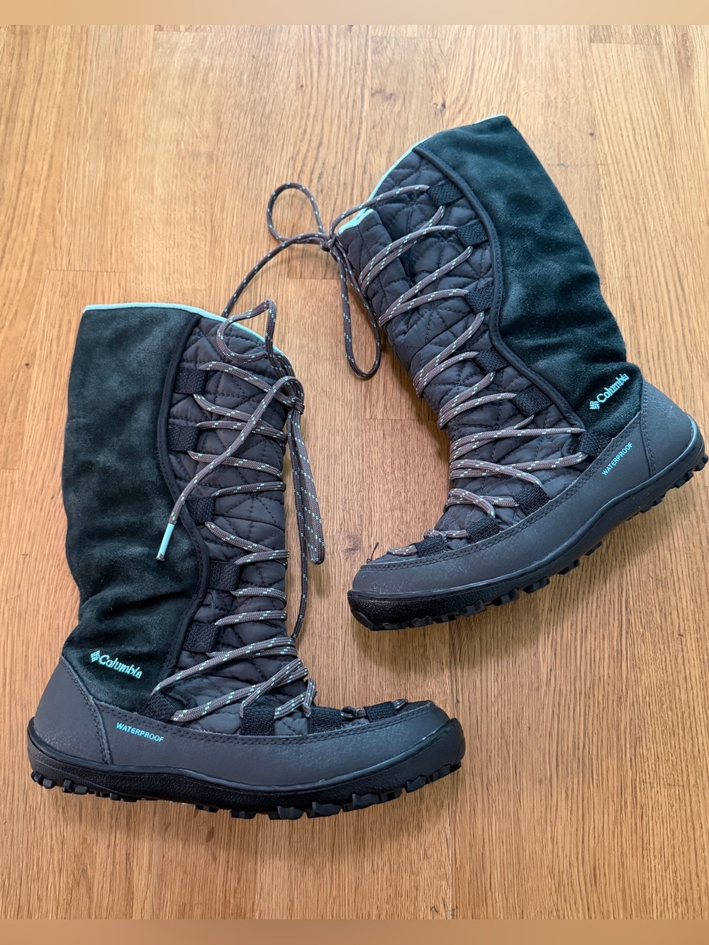 Columbia 2 Gray Loveland Waterproof Winter Boots Omni Heat